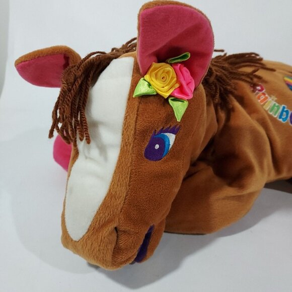 Lisa Frank Rainbow Chaser 22" Brown Horse Plush Vintage 1990's - Picture 12 of 13
